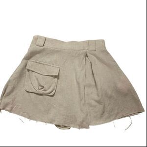 Minkpink Urban Outfitters ~ Linen blend Skort ~ size XS ~ NWT